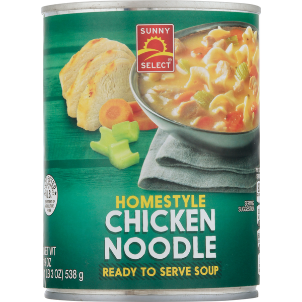 Canned & Jarred Vegetables Sunny Select Soup, Chicken Noodle, Homestyle hero