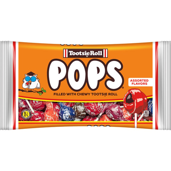 Back to School Tootsie Pops Assorted Flavor Lollipops Bag hero