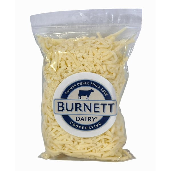 Specialty Cheeses Burnett Dairy Shredded Mozzarella Cheese hero