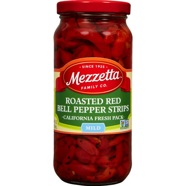 Canned & Jarred Vegetables Mezzetta Roasted Red Bell Pepper Strips hero