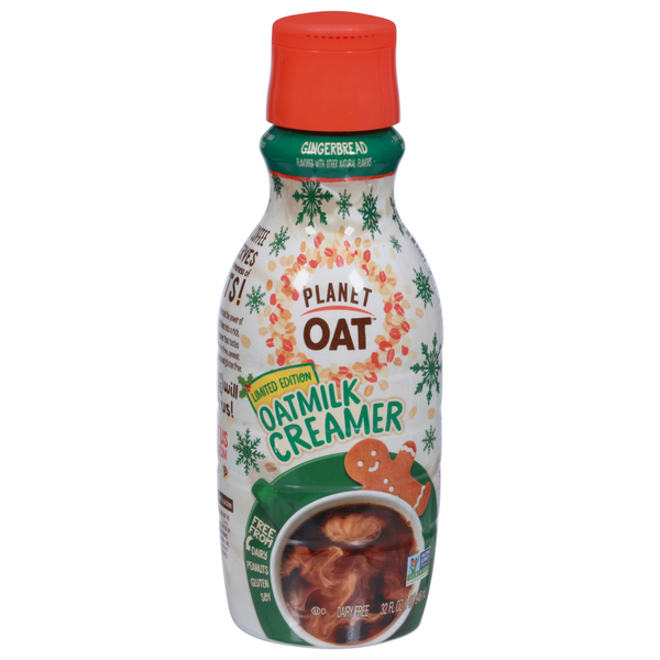 Planet Oat Oatmilk Creamer, Gingerbread hero