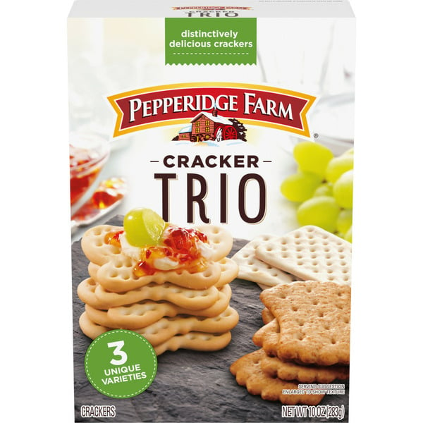 Crackers Pepperidge Farm Trio Variety Crackers hero