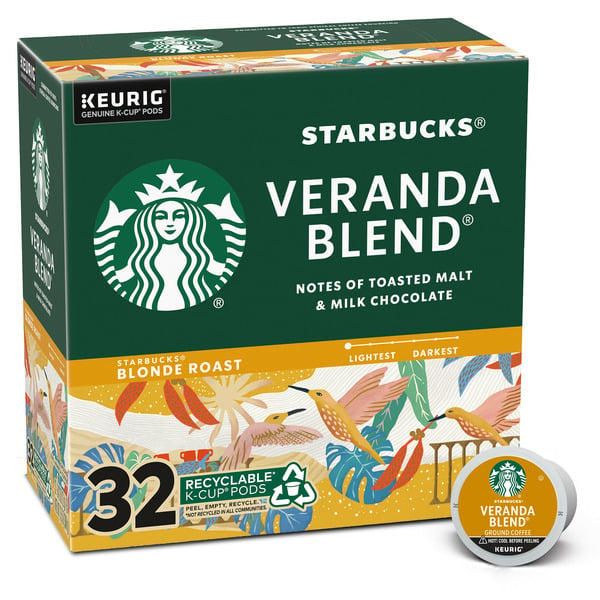 Coffee Starbucks Veranda Blend Blonde Roast K-Cup Coffee hero