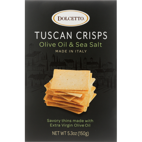 Crackers Dolcetto Tuscan Crisps hero