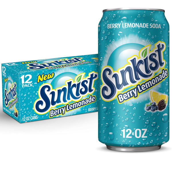 Soft Drinks Sunkist Berry Lemonade Soda hero