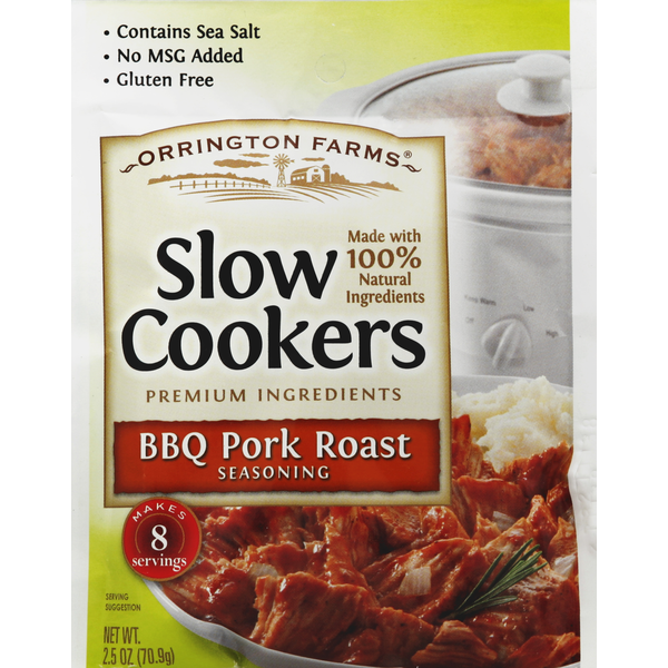 Packaged Meat Orrington Farms Slow Cookers Seasoning, BBQ Pork Roast hero