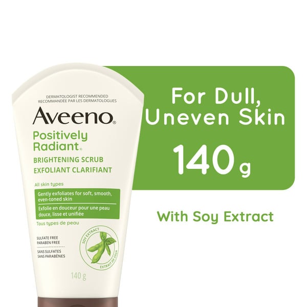 Facial Care Aveeno Positively Radiant Brightening Scrub hero