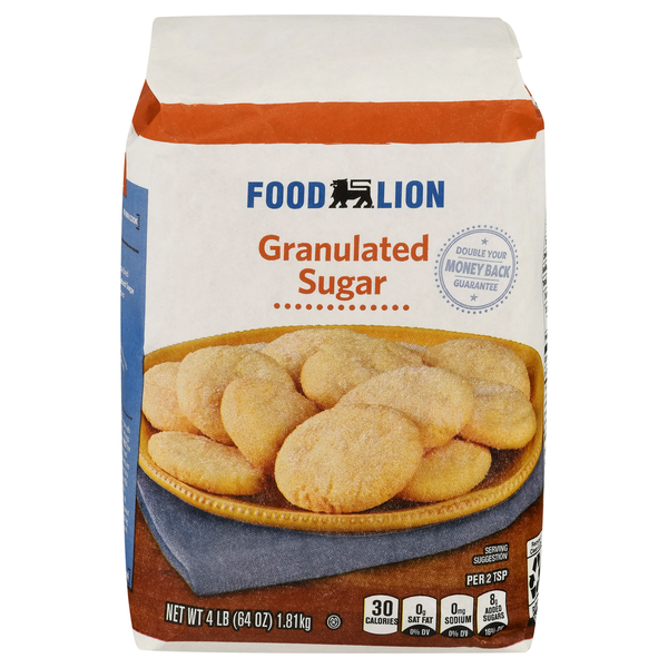 Sugars & Sugar Substitutes Food Lion Sugar, Granulated hero