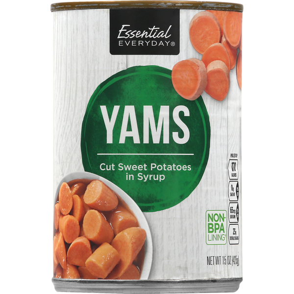 Canned & Jarred Vegetables Essential Everyday Yams hero