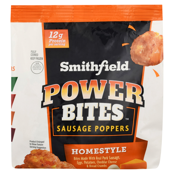 Meat Counter Smithfield Sausage Poppers, Homestyle hero