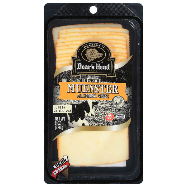 Lunch Meat-Prepackaged Boar's Head Muenster Cheese hero