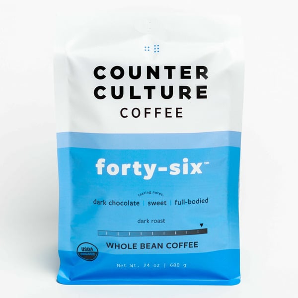 Coffee Counter Culture Forty-Six, Dark-Roast, Organic, Bulk Whole-Bean Coffee hero