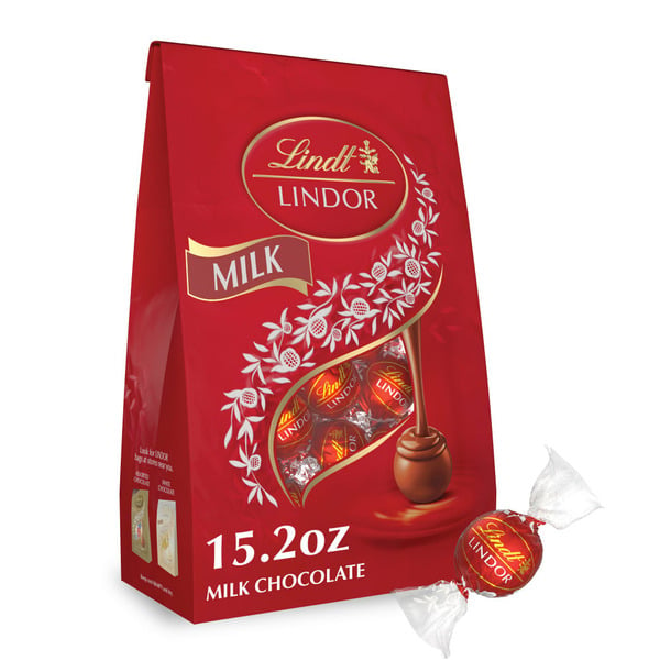 Candy & Chocolate Lindt Lindor Milk Chocolate Candy Truffles hero