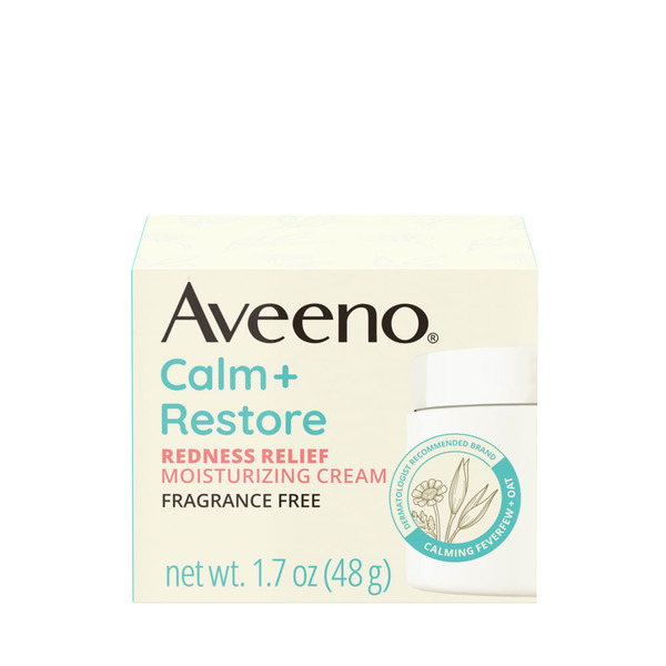 Facial Care Aveeno Calm + Restore Redness Relief Cream, Face Moisturizer hero