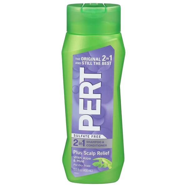 Hair Care Pert Shampoo & Conditioner, 2 in 1, Plus Scalp Relief hero