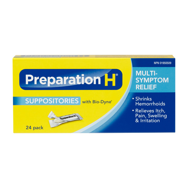 First Aid Preparation H Suppositories hero