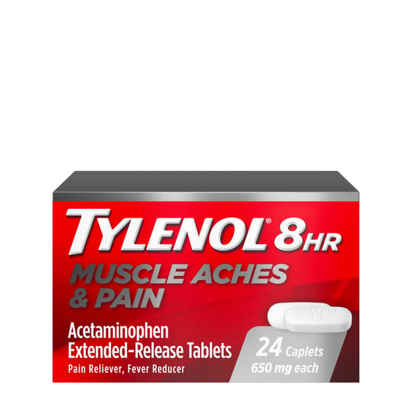 First Aid TYLENOL 8 Hour Muscle Aches & Pain Tablets With Acetaminophen hero