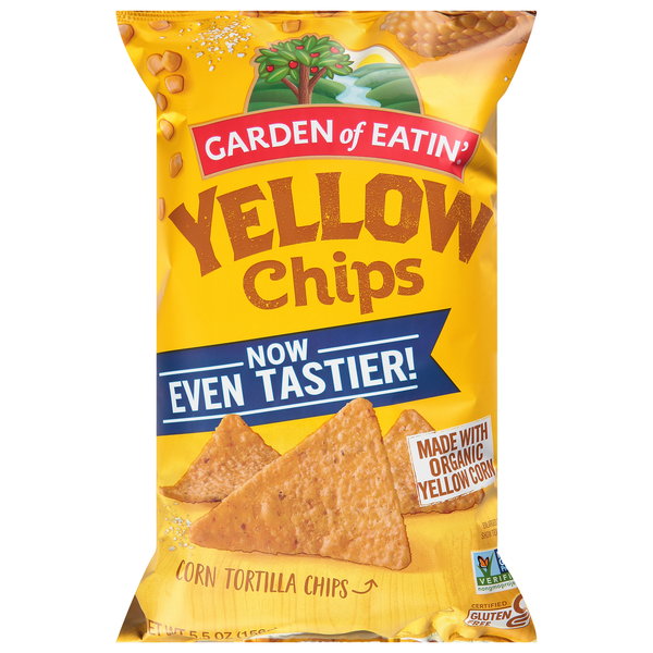 Chips & Pretzels Garden of Eatin' Corn Tortilla Chips, Yellow Chips hero