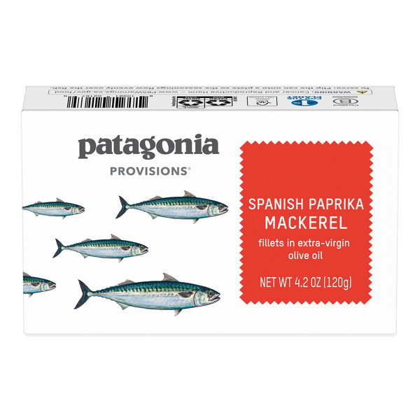 Canned Meat & Seafood Patagonia Provisions Spanish Paprika Mackerel hero