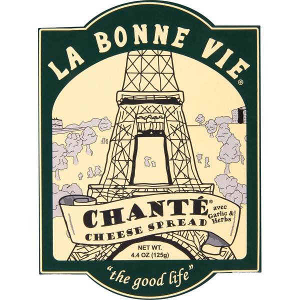 Specialty Cheeses La Bonne Vie Cheese Spread, Chante, Garlic & Herbs hero