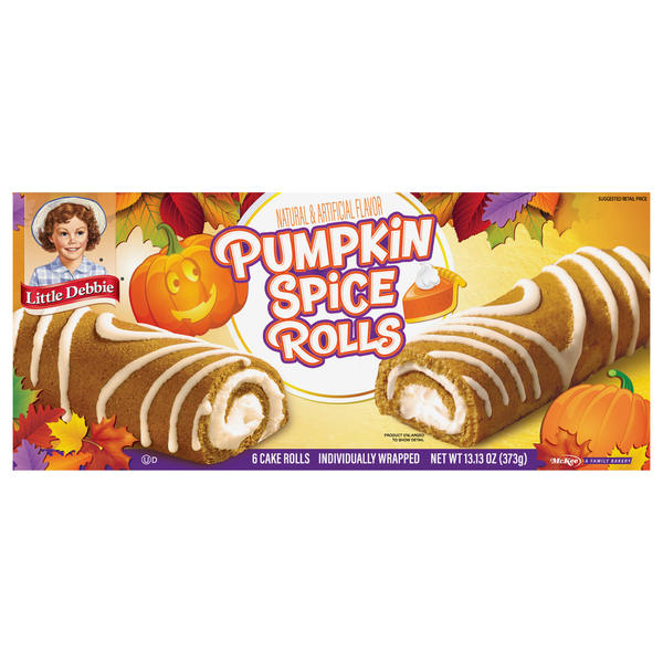 Cookies & Cakes Little Debbie Cake Rolls, Pumpkin Spice hero