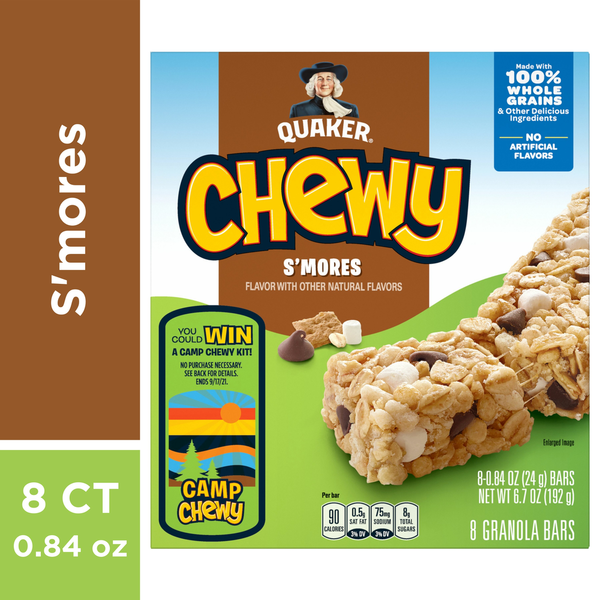 Energy & Granola Bars Quaker Granola Bars, S'mores hero