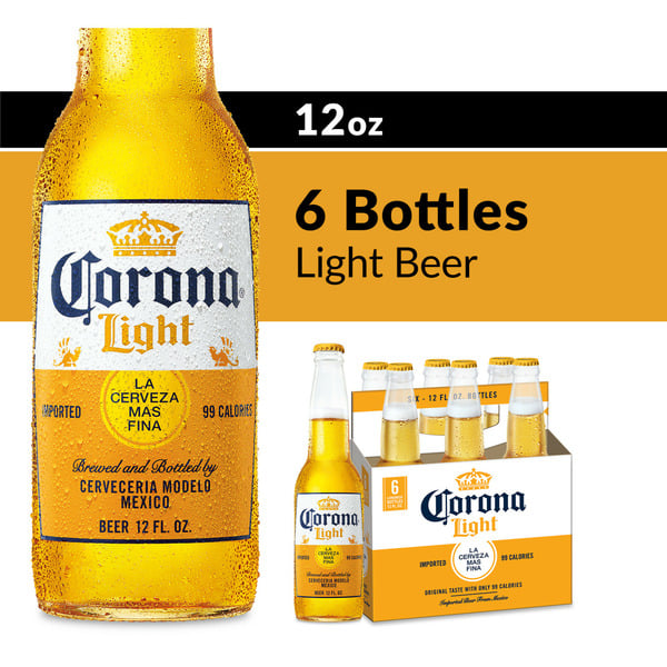 Lagers Corona Light Mexican Lager Import Lower Calorie* Light Beer Bottles hero