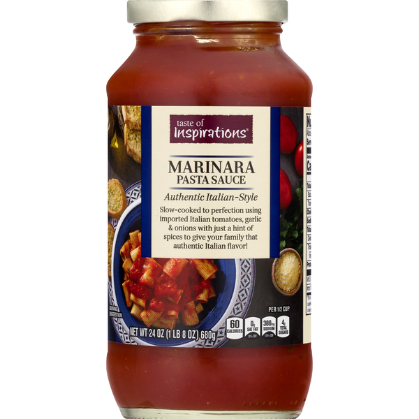 Pasta Sauce Taste of Inspirations Pasta Sauce, Marinara, Authentic Italian-Style hero