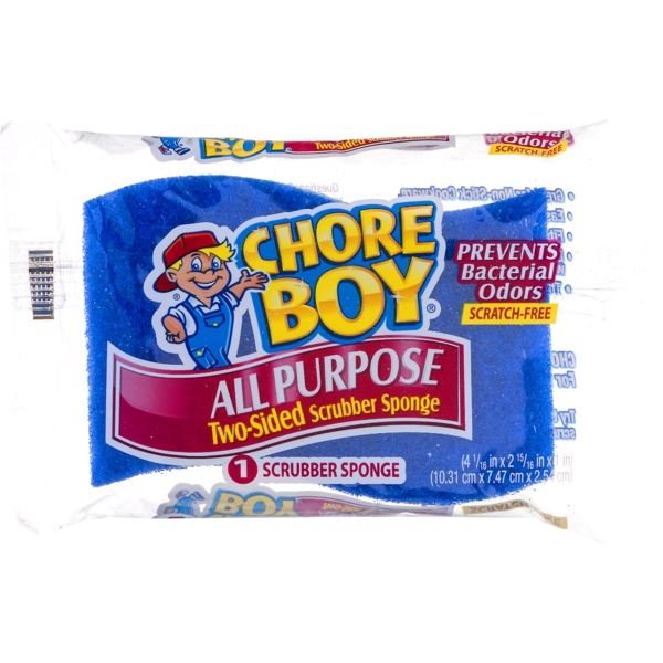 Cleaning Products Chore Boy Scrubbing Sponge, All Purpose, Thick hero