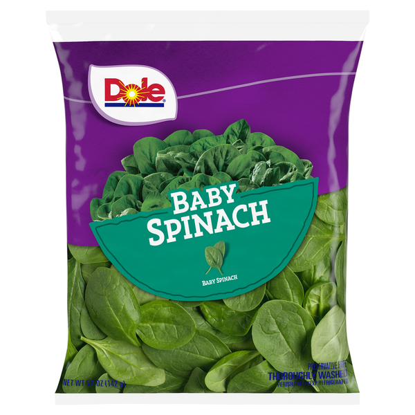 Packaged Vegetables & Fruits Dole Salad Baby Spinach hero