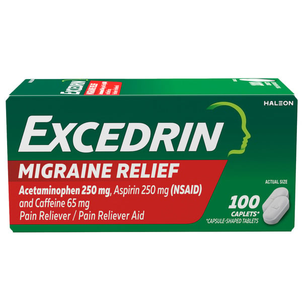 Pain Relief Excedrin Migraine Caplets hero