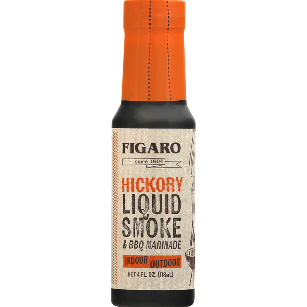 Marinades & Meat Preparation Figaro Liquid Smoke & BBQ Marinade, Hickory hero