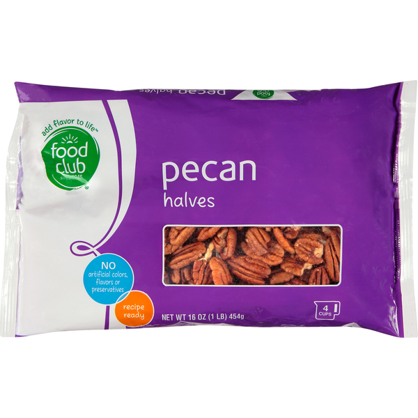 Food Storage Food Club Pecan, Halves hero