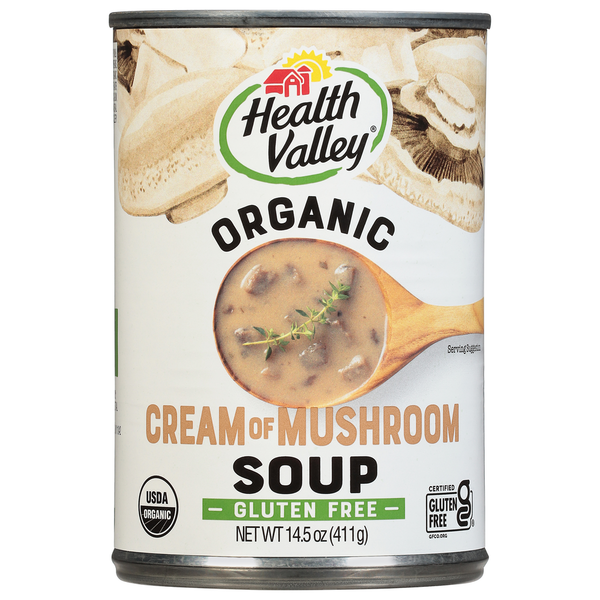 Soup, Broth & Bouillon Health Valley Cream of Mushroom Soup hero