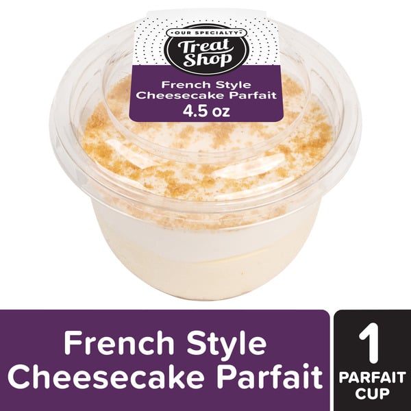 Bakery Desserts Our Specialty French Style Cheesecake Parfait Cup hero