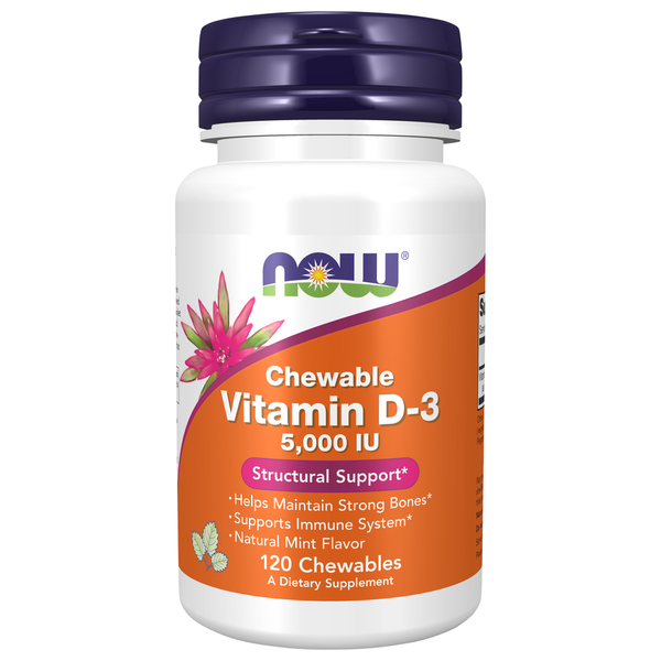 Vitamins & Minerals NOW Vitamin D 3 5000 IU hero