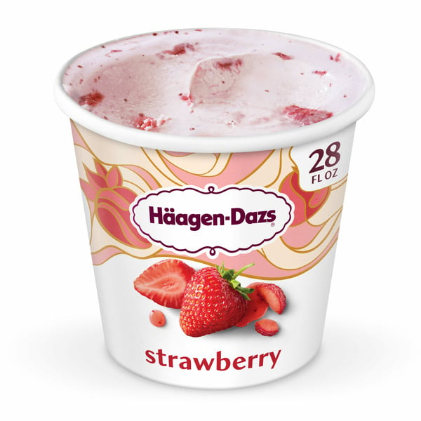 Ice Cream & Ice Haagen-Dazs Strawberry Ice Cream hero