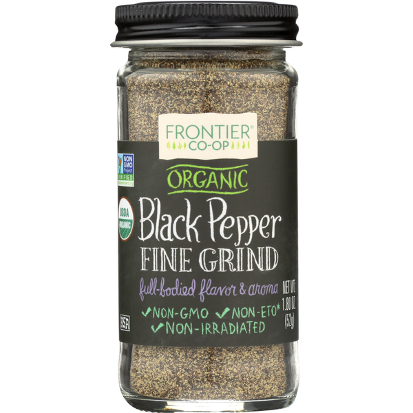 Spices & Seasonings Frontier Co-op Pepper, Black Fine Grind hero