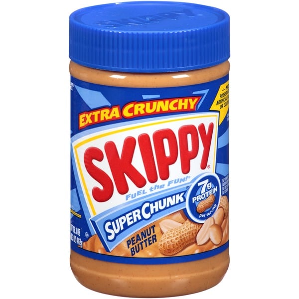 Spreads SKIPPY Super Chunk Peanut Butter hero