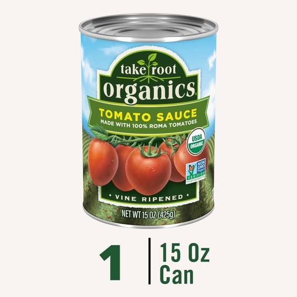 Canned & Jarred Vegetables Take Root Organics Tomato Sauce hero