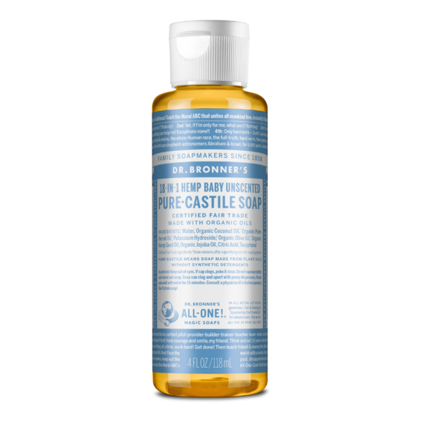 Body Lotions & Soap Dr. Bronner's Unscented, Pure-Castile Liquid Soap hero