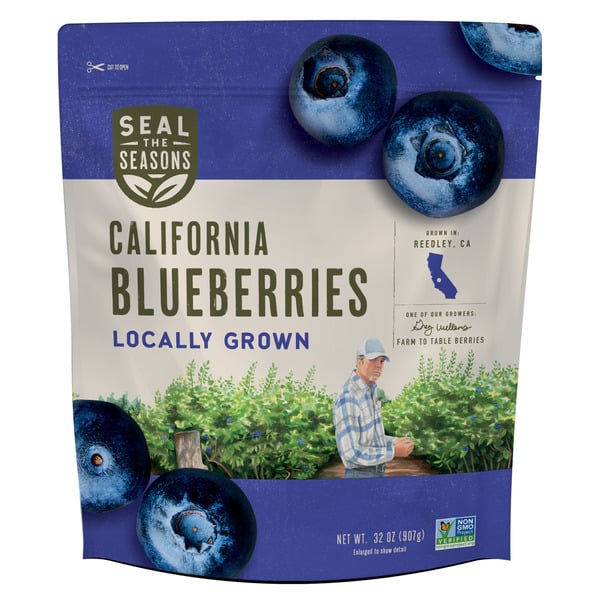 Frozen Produce Seal the Seasons California Blueberries hero