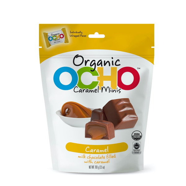 Candy & Chocolate OCHO Candy Milk Chocolate Caramel Minis hero