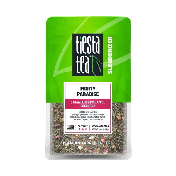 Tea Tiesta Tea Fruity Paradise, Strawberry Pineapple Green Tea, Loose Leaf hero