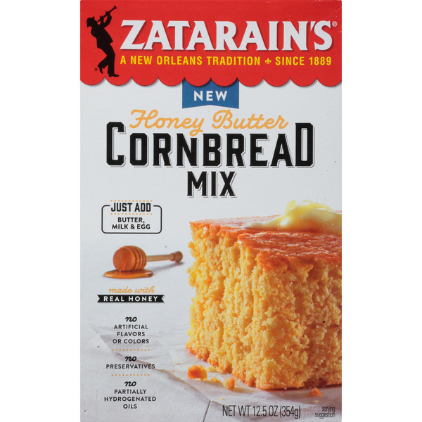 Doughs, Gelatins & Bake Mixes Zatarain's Honey Butter Cornbread Mix hero