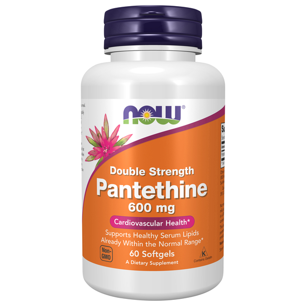 Cardiovascular NOW Pantethine 600 mg hero