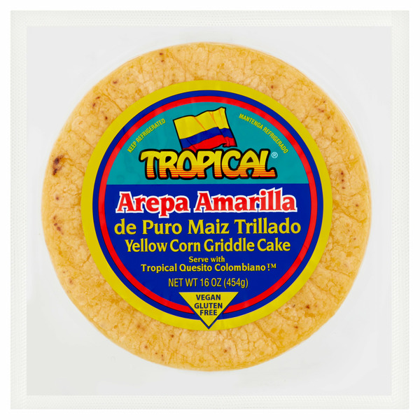 Packaged Cheese Tropical Yellow Corn Griddle Cake hero