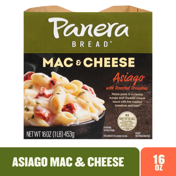 Prepared Meals Panera Bread Asiago Mac & Cheese with Fire-Roasted Tomatoes Microwave Meal (Vegetarian) hero