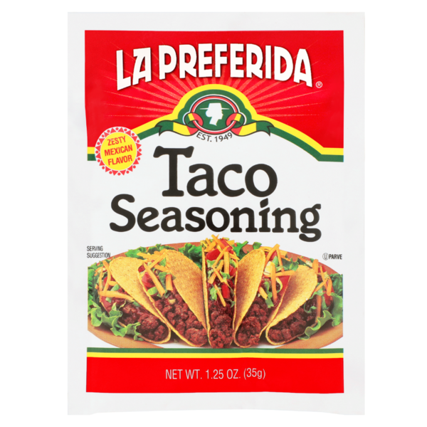 Latin Foods La Preferida Taco Seasoning (Mix) hero