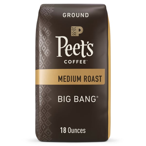 Coffee Peet's Coffee Big Bang, Medium Roast Ground Coffee, Bag hero